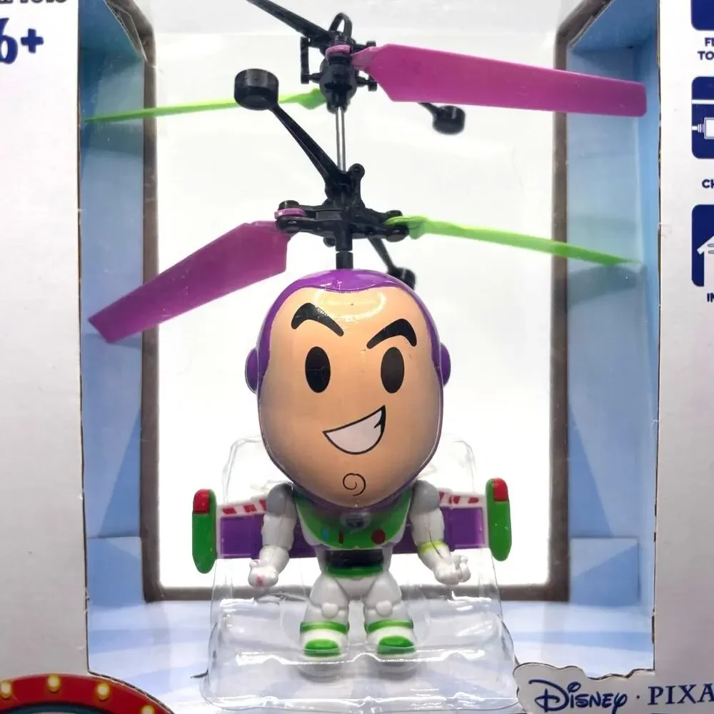 Disney Toy Story Buzz Lightyear Motion Sensing Character Helicopter - New